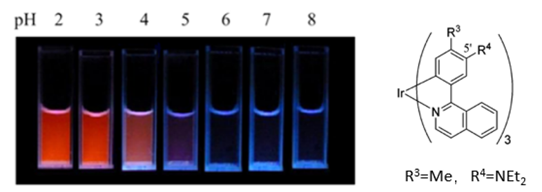 solutions of Ir complex